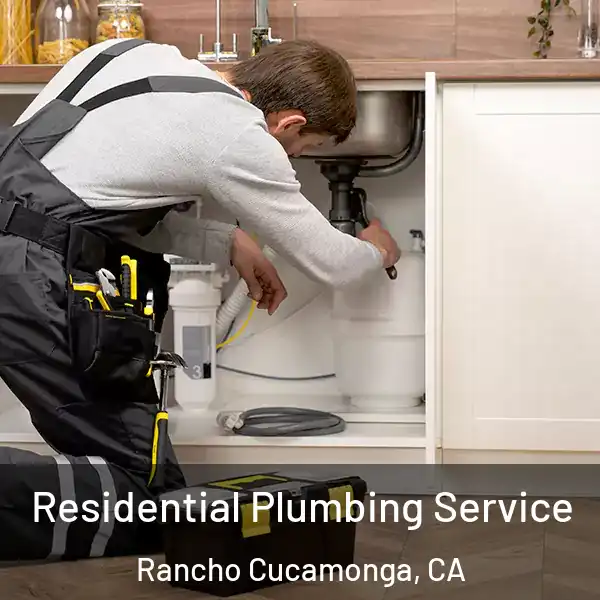  Residential Plumbing Service Rancho Cucamonga, CA